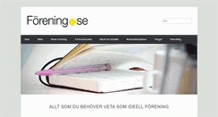 Desktop Screenshot of forening.se